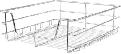 Produktbild von 4 x KuKoo Teleskopschublade 60cm Ausziehbare Küchenschublade Schrankauszug Ablage Küchen Regal Korbauszug Schlafzimmerschublade für 600mm Breite Schränke Küchenorganisation Aufbewahrung Ordnungssystem