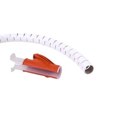 Produktbild von Kabelschlucker Addit 15 mmx3 m + Einzugshilfe 731 weiß