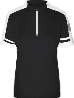 Produktbild von Ladies' Bike-T Half Zip Sportives Bike-Shirt black, Gr. XL