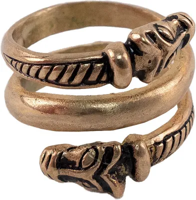 Produktbild von Wikinger Ring bronze "Fossi" Größe M