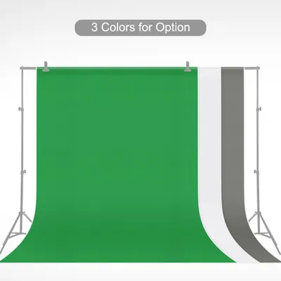 Obrázek produktu pro 1,5 * 2,1 m / 5 7ft Profesionální fotografický pozadí obrazovka Portrét kulisy Fotostudio rekvizity Omyvatelný, odolný vinylový materiál, zelená barva