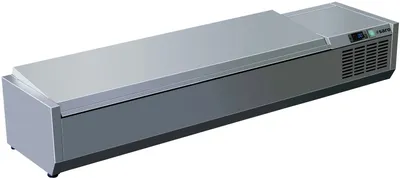 Produktbild von Aufsatzkühlvitrine mit Edelstahldeckel - 1/3 GN VRX 1600 S/S
