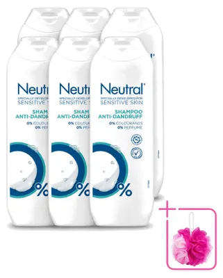 Obrázok produktu pre 6 x Šampón na odstránenie lupín pre citlivú pokožku - 250 ml - Ekonomické balenie - 6 kusov