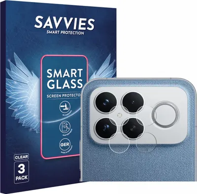 Produktbild von 3x Savvies Schutzglas Folie für Xiaomi Poco F8 Ultra 5G (NUR Kameraschutz) 9H Panzer Schutzfolie Glas Displayschutz klar transparent