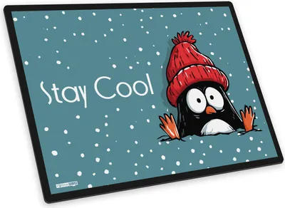 Produktbild von itenga Schreibunterlage V1 Motiv Pinguin Stay Cool