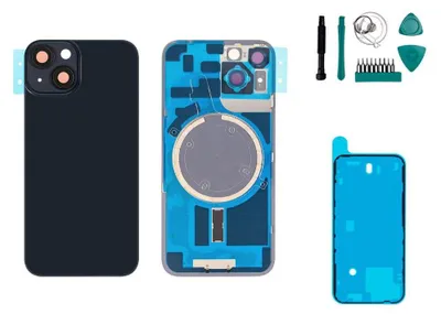 Produktbild von iPhone 14 Backcover Schwarz - Set