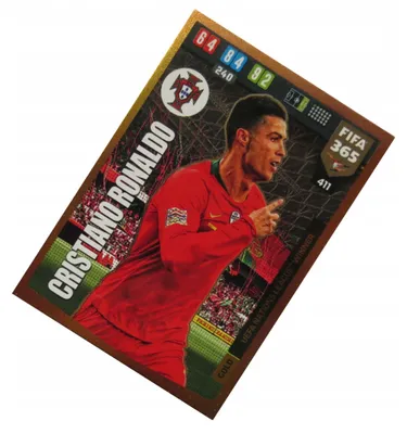 Produktbild von Panini Fifa 365 2020 Gold Nations Winner 411 Cristiano Ronaldo Portugal