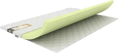 Immagine prodotto di REM-Sen Coprimaterasso in memory foam, 100x200 cm, altezza 6 cm, grado di rigidità 2 (H2), coprimaterasso in memory foam extra morbido, rivestimento a tre strati con membrana, per divani e letti,  Oeko-Tex