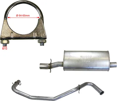 Produktbild von Auspuffanlage hinten Bj,86>94 7579139