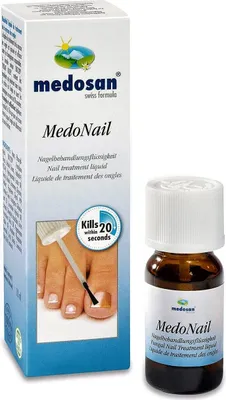 Produktbild von MedoNail gegen Nagelpilz | beseitigt Kalknägel und Verfärbungen