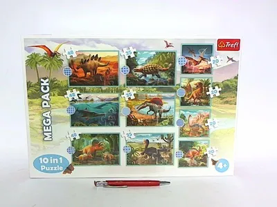 Image de TREFL Puzzle Dinosaures MEGA PACK 10v1