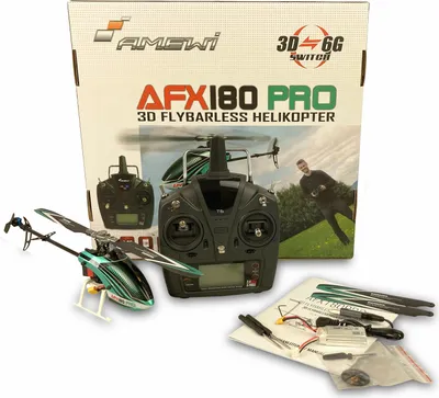 Image de Amewi AFX180 Pro Hélicoptère télécommandé Prêt à voler (RTF) Moteur électrique (25315)