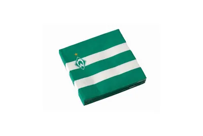 Produktbild von SV Werder Bremen Servietten 20er Pack Fussball