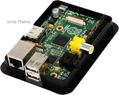 Produktbild von Raspberry Pi Gehäuse - Schwarz