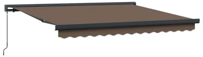 Obrázek produktu pro Stahovací markýza Taupe 400 × 300 cm Plátno a hliník