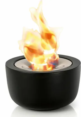 Produktbild von Blomus Gelfeuerstelle Fuoco, Gartenlicht, frostsichere Keramik, inkl. Löscher, 18 cm, 65078