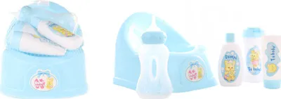 Immagine prodotto di Vasino per bambole blu