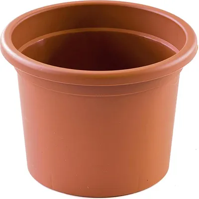 Produktbild von Plastia Narcis, Topfpflanzer, Freistehend, Braun, Rund, 35 cm, 257 mm