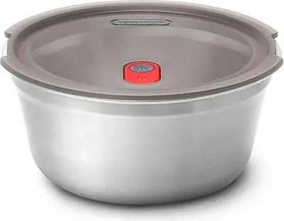 Produktbild von Black+blum Steel Food Schüssel Silber Large Silber Large