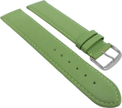Produktbild von Uhrenarmband Kalbsleder weich grün Herzog Beach 20386S, Stegbreite:12mm