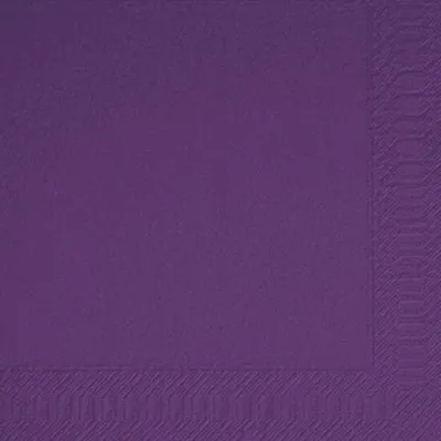 Produktbild von 1000 DUNI Servietten, plum, 3-lag., 33x33 cm, 1/4 Falz 165531