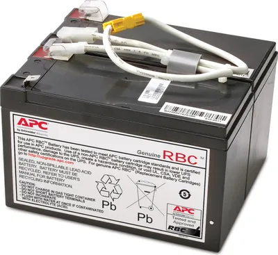 Zdjęcie produktu dla APC APCRBC109, Ołowiany (VRLA), 1 szt., 9 VAh, Czarny, RoHS, 5,58 kg