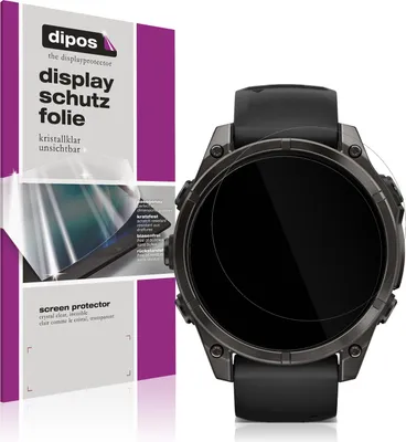Produktbild von 6x Schutzfolie für Garmin Tactix 8 51mm AMOLED klar Displayschutzfolie Folie Display Schutz dipos