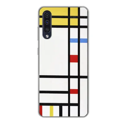 Produktbild von MuchoWow® Handyhülle Schutzhülle Hülle für Samsung Galaxy A50 Place De La Concorde - Piet Mondrian Silikon Softcase Handy Hülle - Mobiltelefonhülle