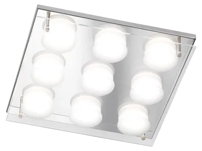 Produktbild von 50182 ETT Deckenleuchte 9 flg. LED 9 x 5 W 3.000 K 3.375 lumen Chrom