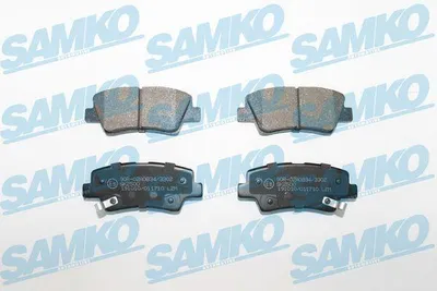 Produktbild von SAMKO 5SP1710 Bremsbelagsatz, Scheibenbremse x