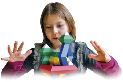 Produktbild von Eduplay Puzzle Spielzeug Dreieck Set - 15-teilig - Lernspiel aus Karton