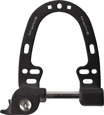 Produktbild von M-wave Booster Fahrradschloss Für Den Rahmen Schwarz Schwarz One Size