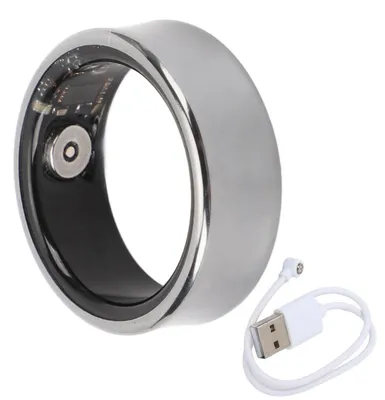Immagine prodotto di Anello smart sportivo con monitoraggio del sonno, impermeabile IP68, multifunzionale con funzione di monitoraggio della fotofobia, taglia 12