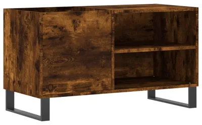 Productafbeelding van vidaXL Platenkast, gerookt eikenfineer, 85x38x48 cm, houtvezelplaat