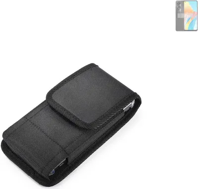 Produktbild von Holster Gürteltasche kompatibel mit Oppo A78 4G Holster Gürtel Tasche wasserabweisend Handy Hülle Schutz Hülle Outdoor schwarz K-S-Trade