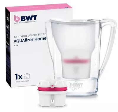Tafelwasserfilter mit Magnesium-Mineralisierung, 2,7 l, weiß