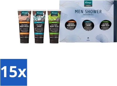 Produktbild von Kneipp - Men Duschfavoriten Geschenkset - Vorteilspack - 15 Stücke