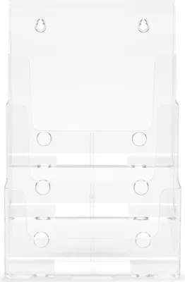 Produktbild von Prospekthalter Mehrstufig 3 Stufen A4 Hochformat