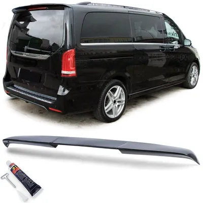 Produktbild von Dachspoiler Heckspoiler schwarz glänzend mit ABE für Mercedes V-Klasse / Vito