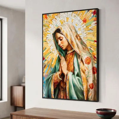 Obrázek produktu pro Lakovaný obraz na plátně s rámem 72x4x102 cm
