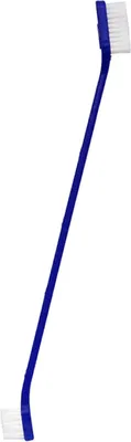 Obrázek produktu pro Zubní kartáček pro psy oboustranný 17 cm tmavě modrý