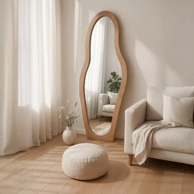 Productafbeelding van Livingfurn Spiegel Brix Olivia Almond