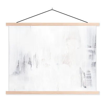 Produktbild von MuchoWow® Textilposter Acrylfarbe - Entwurf 40x30 cm mit holzfarbenen Rahmen - Bilder