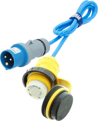 Produktbild von Kalle Landanschlusskabel CEE 230V 16A 2,5 mm² Marinco Extreme Blau IP44 1,5 Meter
