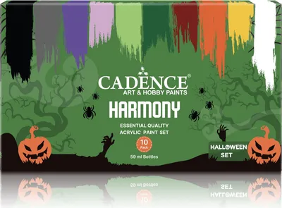 Obrázek produktu pro Sada akrylových barev Cadence Halloween 10x59 ml - Malování a tvoření