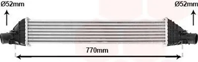 Produktbild von VAN WEZEL 17014715 Ladeluftkühler LLK für FIAT Freemont (345) Turbo Intercooler