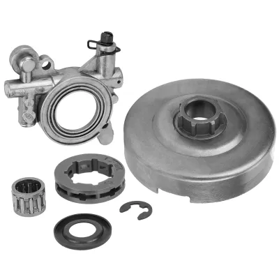 Image de Embrayage de remplacement, embrayage de rechange, embrayage pour Husqvarna, kit de pompe à huile pour tambour d'embrayage, 537036205, accessoire pour tronçonneuse