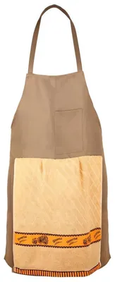 Kochschürze, Unisex, Polyester, Orange, für Küche & Restaurant