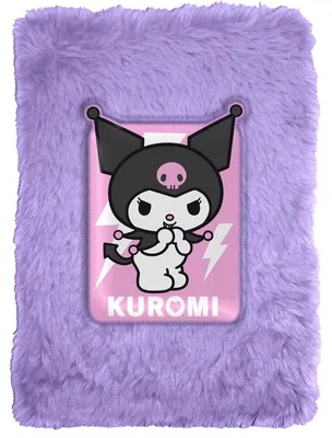 Image de Carnet de notes Hello Kitty Kuromi en peluche A5 - Adorable carnet de notes