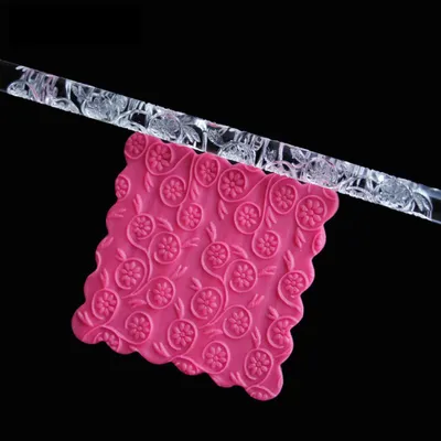 Image de Rouleau à pâtisserie en acrylique de haute qualité Rouleau à pâtisserie Fondant Rouleau à pâte à modeler DIY Cake 27#